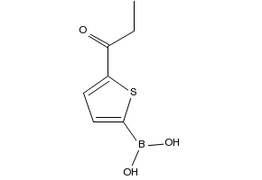 (5-(ETHOXYCARBONYL)THIOPHEN-2-YL)BORONIC ACID structure, CAS 352525-99-6
