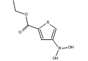 (5-(ETHOXYCARBONYL)THIOPHEN-3-YL)BORONIC ACID structure, CAS 957121-19-6