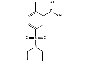 (5-(N,N-DIETHYLSULFAMOYL)-2-METHYLPHENYL)BORONIC ACID structure, CAS 871329-80-5