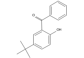 (5-(TERT-BUTYL)-2-HYDROXYPHENYL)(PHENYL)METHANONE structure, CAS 10425-05-5
