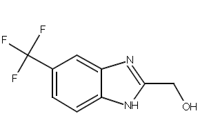 (5-(TRIFLUOROMETHYL)-1H-BENZO[D]IMIDAZOL-2-YL)METHANOL structure, CAS 6758-34-5