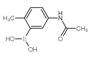 (5-ACETAMIDO-2-METHYLPHENYL)BORONIC ACID structure, CAS 1060661-55-3