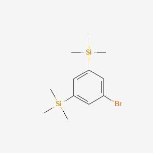(5-BROMO-1,3-PHENYLENE)BIS(TRIMETHYLSILANE) structure, CAS 81500-92-7