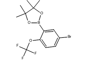 (5-BROMO-2-(TRIFLUOROMETHOXY)PHENYL)METHANAMINE structure, CAS 1152088-62-4