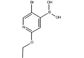 (5-BROMO-2-ETHOXYPYRIDIN-4-YL)BORONIC ACID structure, CAS 612845-46-2