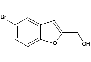 (5-BROMOBENZOFURAN-2-YL)METHANOL structure, CAS 38220-77-8