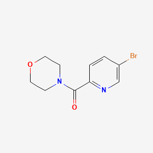 (5-BROMOPYRIDIN-2-YL)(MORPHOLINO)METHANONE structure, CAS 957063-06-8