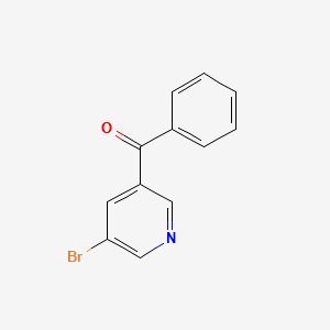 (5-BROMOPYRIDIN-3-YL)(PHENYL)METHANONE structure, CAS 59105-50-9