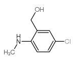 (5-CHLORO-2-(METHYLAMINO)PHENYL)METHANOL structure, CAS 951883-91-3