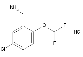(5-CHLORO-2-(TRIFLUOROMETHOXY)PHENYL)METHANAMINE structure, CAS 874821-50-8