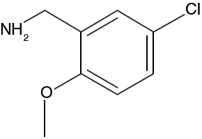(5-CHLORO-2-METHOXYPHENYL)METHANAMINE structure, CAS 181473-92-7