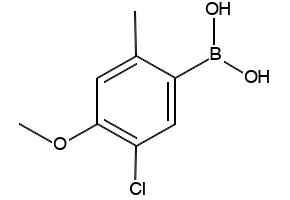 (5-CHLORO-4-METHOXY-2-METHYLPHENYL)BORONIC ACID structure, CAS 511295-09-3