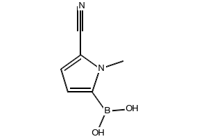 (5-CYANO-1-METHYL-1H-PYRROL-2-YL)BORONIC ACID structure, CAS 860617-71-6
