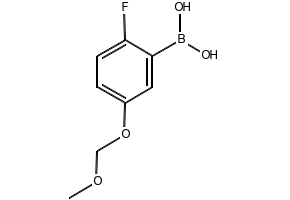 (5-CYANO-2-(METHOXYMETHOXY)PHENYL)BORONIC ACID structure, CAS 1256345-61-5