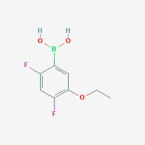 (5-ETHOXY-2,4-DIFLUOROPHENYL)BORONIC ACID structure, CAS 900175-12-4