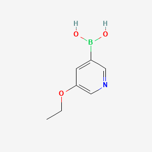 (5-ETHOXYPYRIDIN-3-YL)BORONIC ACID structure, CAS 1224436-34-3