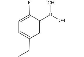 (5-ETHYL-2-FLUOROPHENYL)BORONIC ACID structure, CAS 900175-03-3