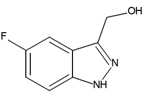(5-FLUORO-1H-INDAZOL-3-YL)METHANOL structure, CAS 518990-02-8
