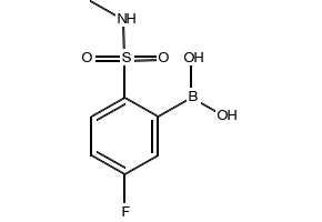 (5-FLUORO-2-(N-METHYLSULFAMOYL)PHENYL)BORONIC ACID structure, CAS 1218790-75-0