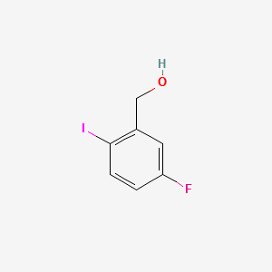 (5-FLUORO-2-IODOPHENYL)METHANOL structure, CAS 877264-43-2