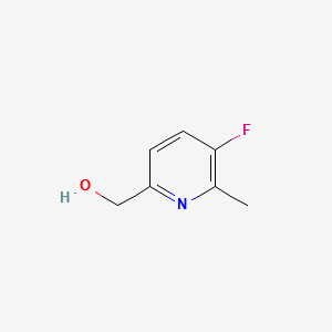 (5-FLUORO-6-METHYLPYRIDIN-2-YL)METHANOL structure, CAS 1283717-69-0