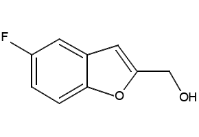 (5-FLUOROBENZOFURAN-2-YL)METHANOL structure, CAS 276235-91-7