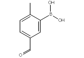 (5-FORMYL-2-METHYLPHENYL)BORONIC ACID structure, CAS 1186398-35-5