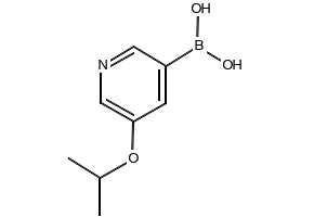 (5-ISOPROPOXYPYRIDIN-3-YL)BORONIC ACID structure, CAS 850991-41-2