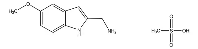 (5-METHOXY-1H-INDOL-2-YL)METHANAMINE structure, CAS 130445-55-5