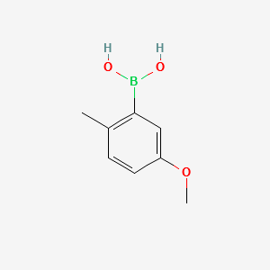 (5-METHOXY-2-METHYLPHENYL)BORONIC ACID structure, CAS 617689-07-3