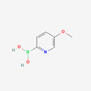 (5-METHOXYPYRIDIN-2-YL)BORONIC ACID structure, CAS 1142944-78-2