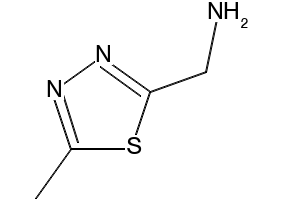 (5-METHYL-1,3,4-THIADIAZOL-2-YL)METHANAMINE structure, CAS 784131-72-2