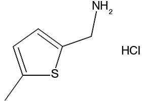 (5-METHYLTHIOPHEN-2-YL)METHANAMINE HYDROCHLORIDE structure, CAS 171661-55-5