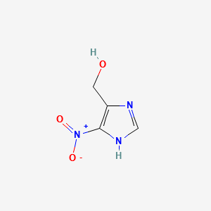 (5-NITRO-1H-IMIDAZOL-4-YL)METHANOL structure, CAS 81246-35-7