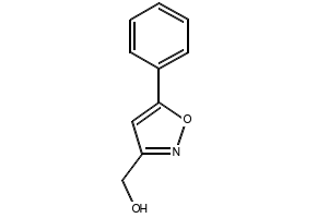 (5-PHENYLISOXAZOL-3-YL)METHANOL structure, CAS 1619-37-0