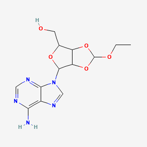 (6-(6-AMINO-9H-PURIN-9-YL)-2-ETHOXYTETRAHYDROFURO[3,4-D][1,3]DIOXOL-4-YL)METHANOL structure, CAS 175203-92-6
