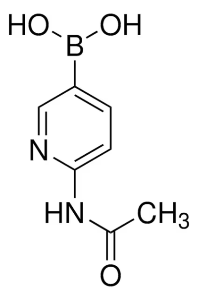 (6-ACETAMIDOPYRIDIN-3-YL)BORONIC ACID structure, CAS 947533-21-3