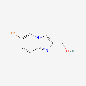 (6-BROMOIMIDAZO[1,2-A]PYRIDIN-2-YL)METHANOL structure, CAS 136117-71-0