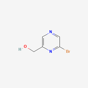 (6-BROMOPYRAZIN-2-YL)METHANOL structure, CAS 1209458-06-9