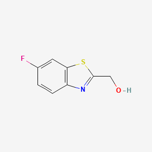 (6-FLUOROBENZO[D]THIAZOL-2-YL)METHANOL structure, CAS 197364-68-4