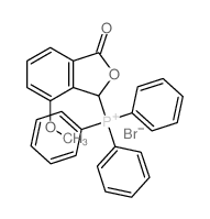 (7-METHOXY-3-OXO-1,3-DIHYDROISOBENZOFURAN-1-YL)TRIPHENYLPHOSPHONIUM BROMIDE structure, CAS 887644-98-6