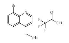 (8-BROMOQUINOLIN-4-YL)METHANAMINE 2,2,2-TRIFLUOROACETATE structure, CAS 1190320-18-3