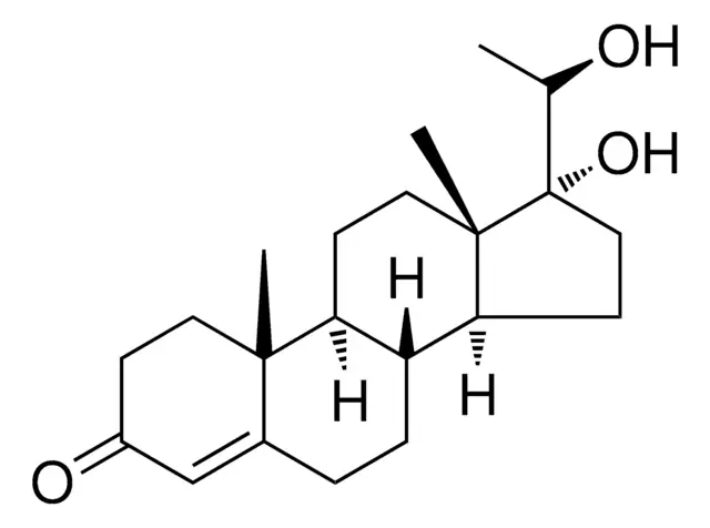 (8R,9S,10R,13S,14S,17R)-17-HYDROXY-17-((S)-1-HYDROXYETHYL)-10,13-DIMETHYL-6,7,8,9,10,11,12,13,14,15,16,17-DODECAHYDRO-1H-CYCLOPENTA[A]PHENANTHREN-3(2H)-ONE structure, CAS 1662-06-2
