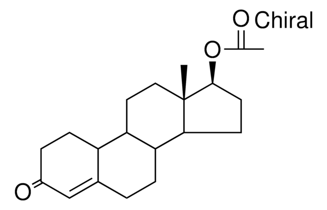 (8R,9S,10R,13S,14S,17S)-13-METHYL-3-OXO-2,3,6,7,8,9,10,11,12,13,14,15,16,17-TETRADECAHYDRO-1H-CYCLOPENTA[A]PHENANTHREN-17-YL ACETATE structure, CAS 1425-10-1