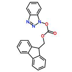 (9H-FLUOREN-9-YL)METHYL 1H-BENZO[D][1,2,3]TRIAZOL-1-YL CARBONATE structure, CAS 82911-71-5