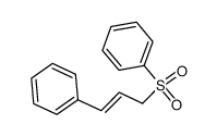(CINNAMYLSULFONYL)BENZENE structure, CAS 16212-07-0