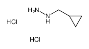 (CYCLOPROPYLMETHYL)HYDRAZINE DIHYDROCHLORIDE structure, CAS 809282-61-9