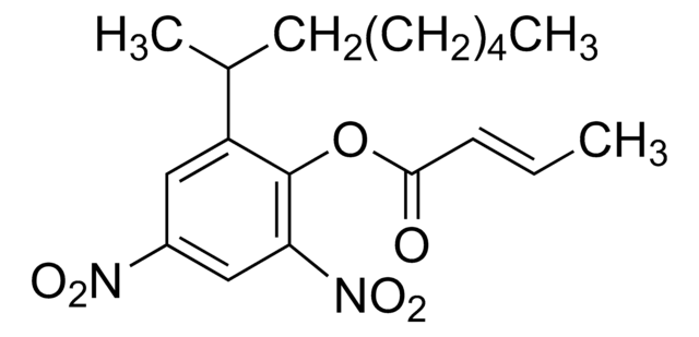 (E)-2,4-DINITRO-6-(OCTAN-2-YL)PHENYL BUT-2-ENOATE structure, CAS 131-72-6