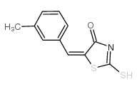(E)-2-MERCAPTO-5-(3-METHYLBENZYLIDENE)THIAZOL-4(5H)-ONE structure, CAS 127378-26-1