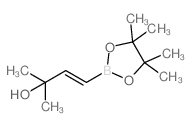 (E)-2-METHYL-4-(4,4,5,5-TETRAMETHYL-1,3,2-DIOXABOROLAN-2-YL)BUT-3-EN-2-OL structure, CAS 581802-26-8